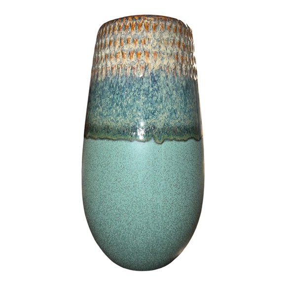 NIB Gaia Greens Hand Glazed Ceramic Vase - Picture 2 of 9